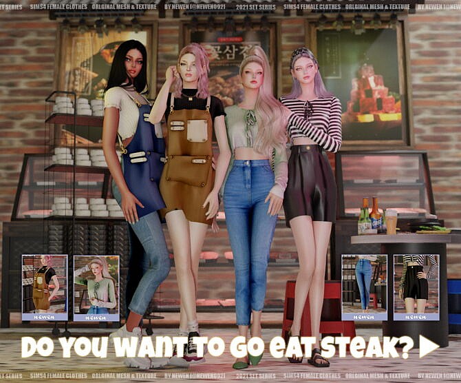 Do you want to go eat steak with me? set at NEWEN