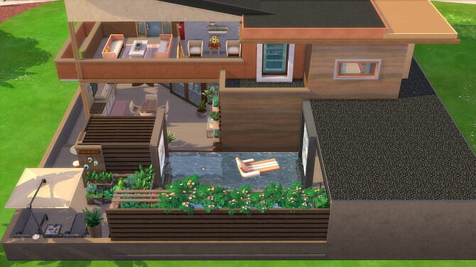 Atrium Living Luxury Modern by Brand at Mod The Sims 4