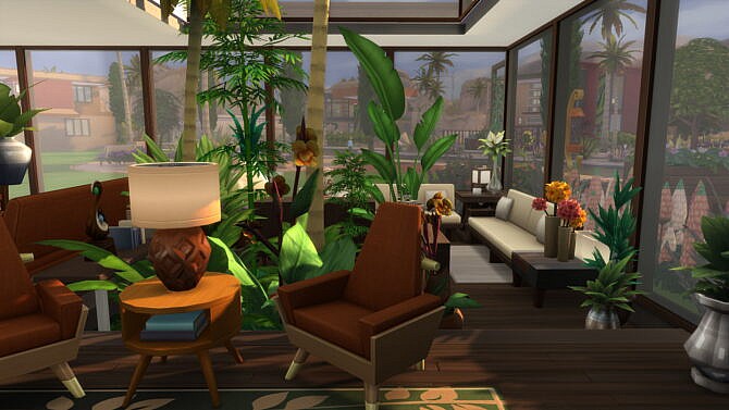 Atrium Living Luxury Modern by Brand at Mod The Sims 4