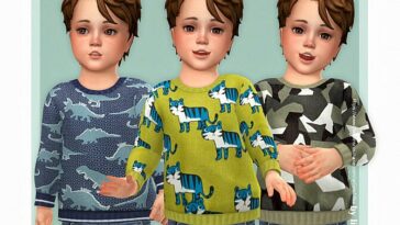 Cozy Sweater for Toddler 03 by lillka at TSR