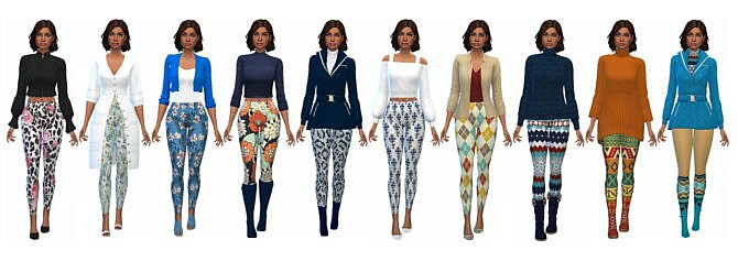 EP08 HIGH-WAISTED LEGGINGS at Sims4Sue
