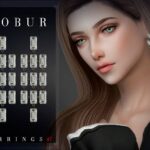 Earrings 47 by Bobur3 at TSR
