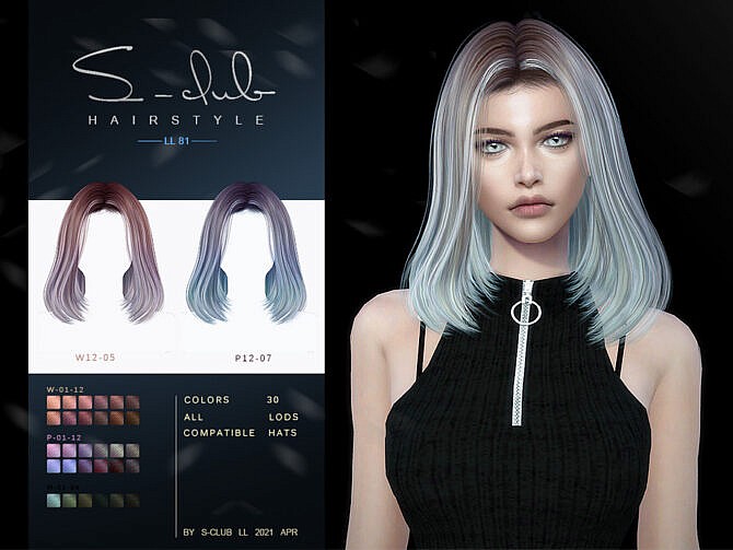 Highlights for hair N81 by S-Club LL at TSR