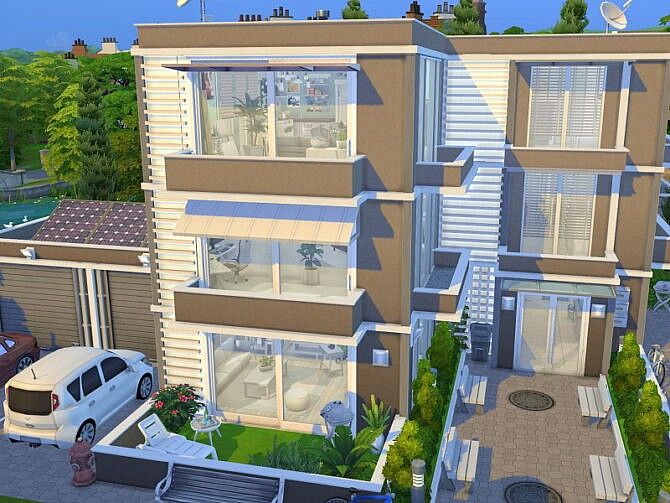 Modern 3 Flat Apartment House by Flubs79 at TSR