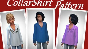 Shirt Conversion for Kids at Birksches Sims Blog