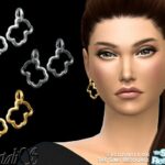 Teddy bear earrings by NataliS at TSR