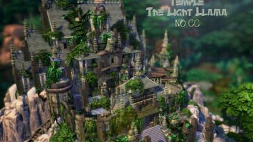 Temple The Light LLama by VirtualFairytales at TSR
