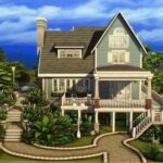 The Flower Cabin NO CC by plumbobkingdom at TSR