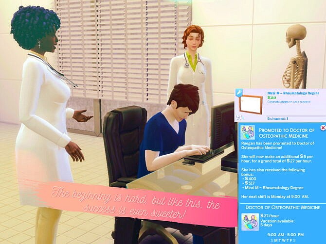 The Ultimate Rheumatologist Career by MiraiMayonaka at Mod The Sims 4
