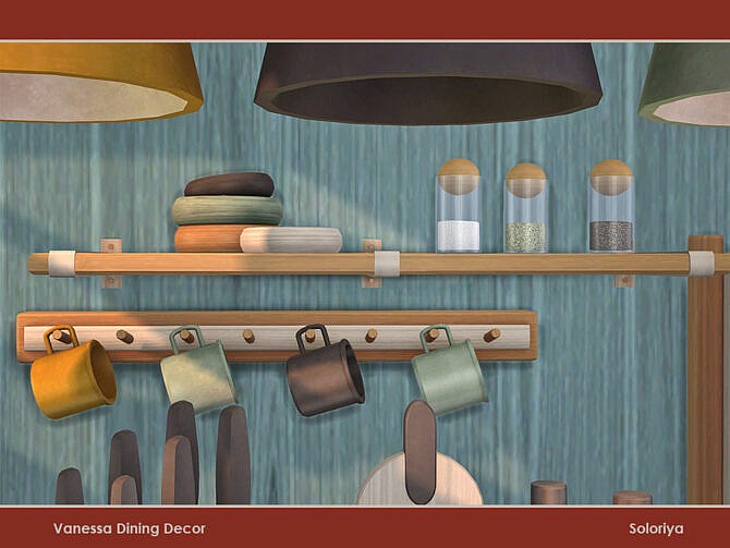 Vanessa Dining Decor by soloriya at TSR