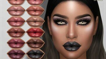 FRS Lipstick N256 by FashionRoyaltySims at TSR