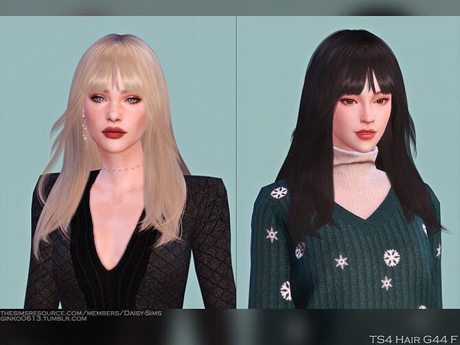 Female Hair G44 by Daisy-Sims at TSR