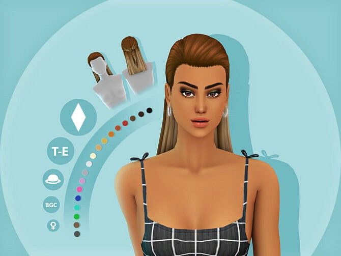 Rita Hairstyle by simcelebrity00 at TSR