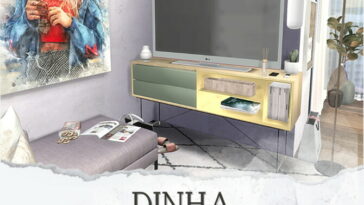 Sol Set: Sideboard, Coffee Table & Paintings (P) at Dinha Gamer