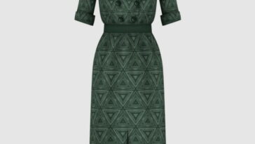 1930s Day Dress 02 at Happy Life Sims