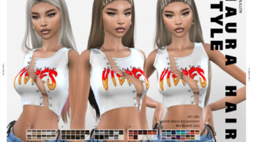 Maura Hairstyle by Leah Lillith at TSR