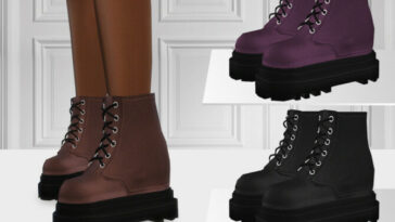 676 Leather Boots by ShakeProductions at TSR