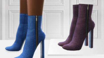 721 Denim Boots by ShakeProductions at TSR