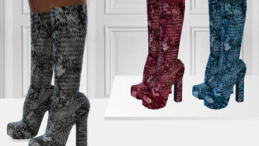 731 Leather Boots by ShakeProductions at TSR