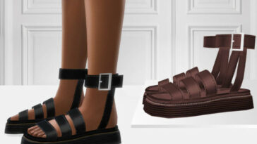 747 Platform Sandals by ShakeProductions at TSR