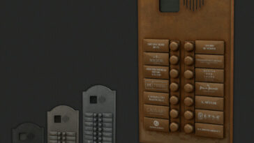 APARTMENT INTERCOM & LUXURY BRAND BELL PLAQUE at AggressiveKitty