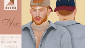 AU HAIR N002 at REDHEADSIMS