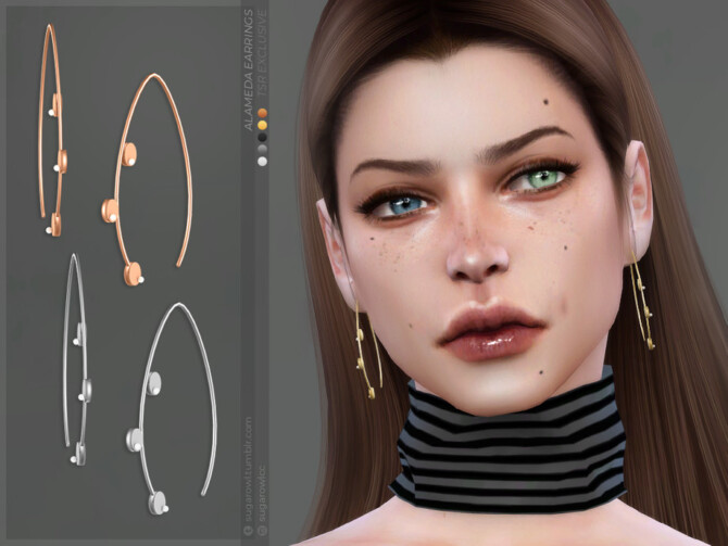 Alameda earrings by sugar owl at TSR