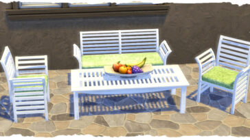 Amarillo garden set by Chalipo at All 4 Sims