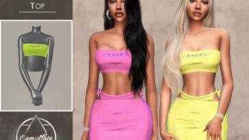 Angel Set Top by Camuflaje at TSR