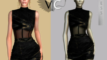 AngeliveD Collection Dress XIII by Viy Sims at TSR