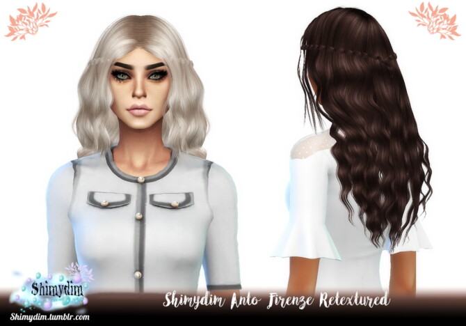 Anto Firenze Hair Retexture at Shimydim Sims