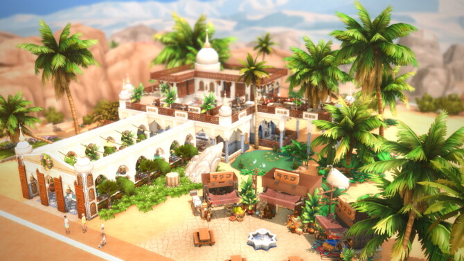 Arabiadorable Tea and Bathhouse by bradybrad7 at Mod The Sims