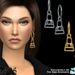 Bag pendant hoop earrings by NataliS at TSR