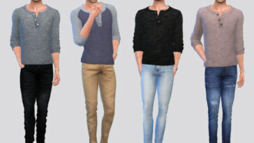 Basic Henley Shirt by McLayneSims at TSR