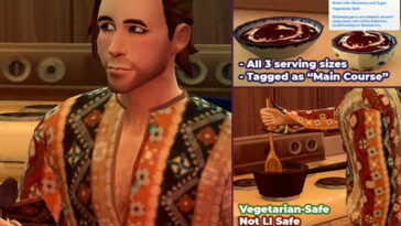 Bláberjasúpa Custom Recipe by RobinKLocksley at Mod The Sims 4