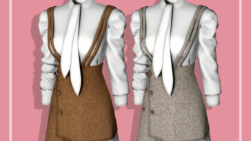 Blouse & Suspender Bustier Dress Set at RIMINGs