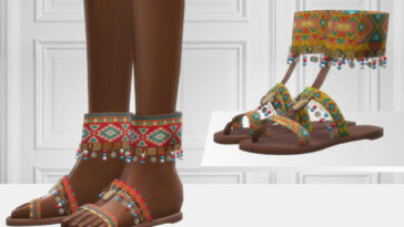 Bohemian Wedding Sandals by ShakeProductions at TSR