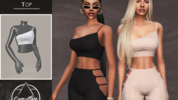 Bria Set (Top) by CAMUFLAJE at TSR