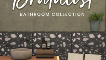 Brutalist Bathroom Collection at Harrie