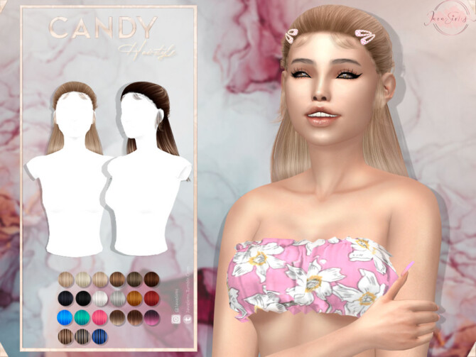Candy Hairstyle by JavaSims at TSR