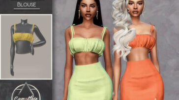 Charli Set Blouse by Camuflaje at TSR