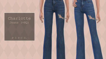 Charlotte Jeans (Bootcut) by Pipco at TSR