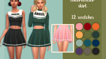 Cheerleader skirt by MysteriousOo at TSR