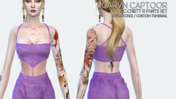 Chisty R Pants Set by carvin captoor at TSR