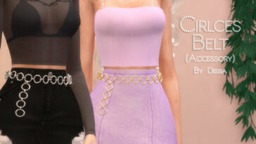 Circles Belt (Acc) by Dissia at TSR