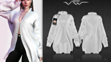 Clothes SET-130 (SHIRT) BD474 by busra-tr at TSR