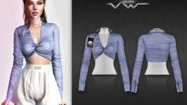 Clothes SET-151 (SHIRT) BD530 by busra-tr at TSR