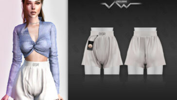 Clothes SET-151 (SHORTS) BD531 by busra-tr at TSR