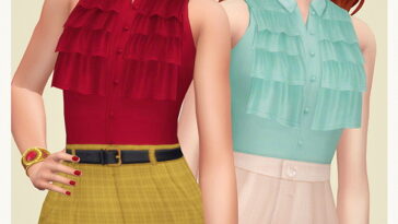 Coral Blouse at Joliebean