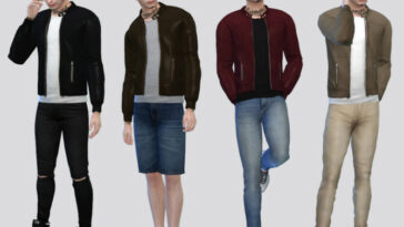 Core Leather Jacket by McLayneSims at TSR